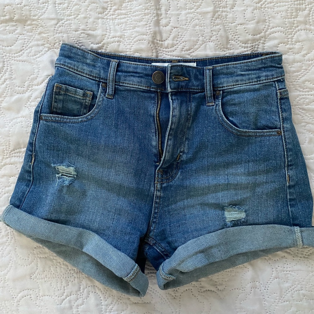 RSQ denim mom shorts